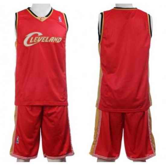 aCleveland Cavaliers Blank Red Jerseys&Shorts